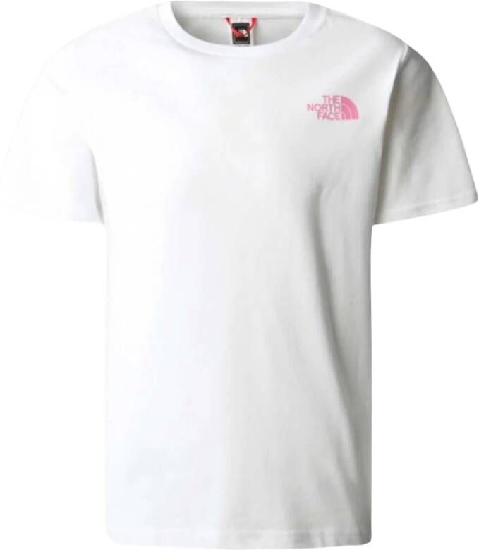 North Face The Relaxed Wit T-shirt Meisjes