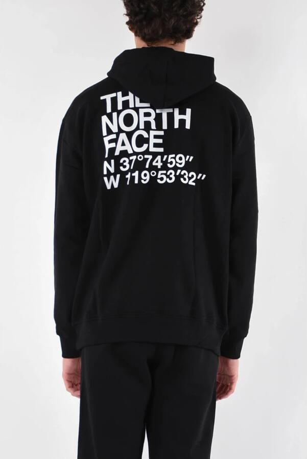 The North Face Zwarte Coordinates Hoodie Langemouw Sweatshirt Black Heren - Foto 3
