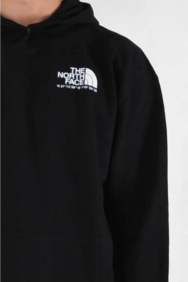 The North Face Zwarte Coordinates Hoodie Langemouw Sweatshirt Black Heren