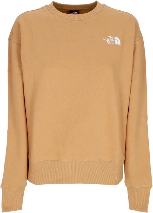 The North Face Essentiële Crewneck Sweatshirt Amandelboter Beige Dames