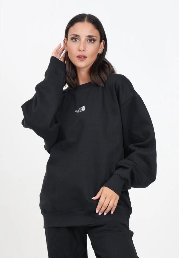 The North Face Essentiële Zwarte Crewneck Sweater Black Dames