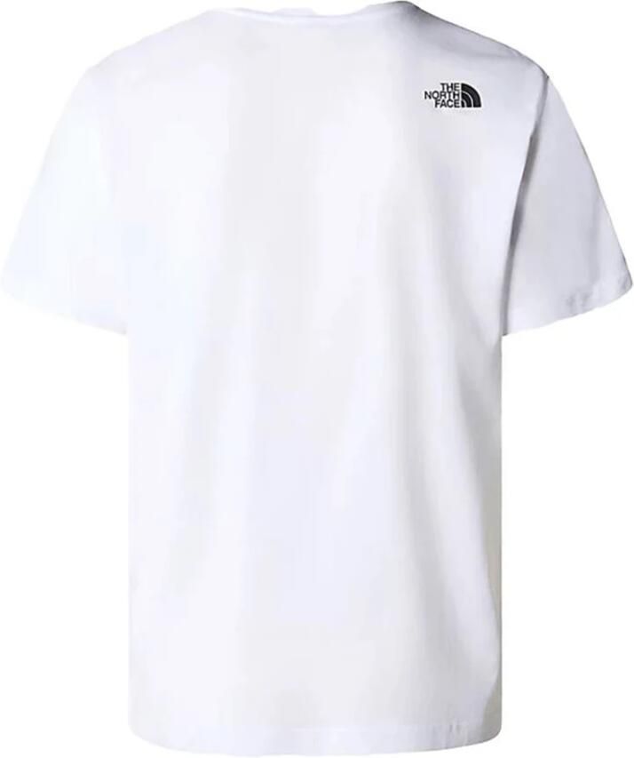 The North Face Witte Fijne Ronde Hals T-shirt White Heren