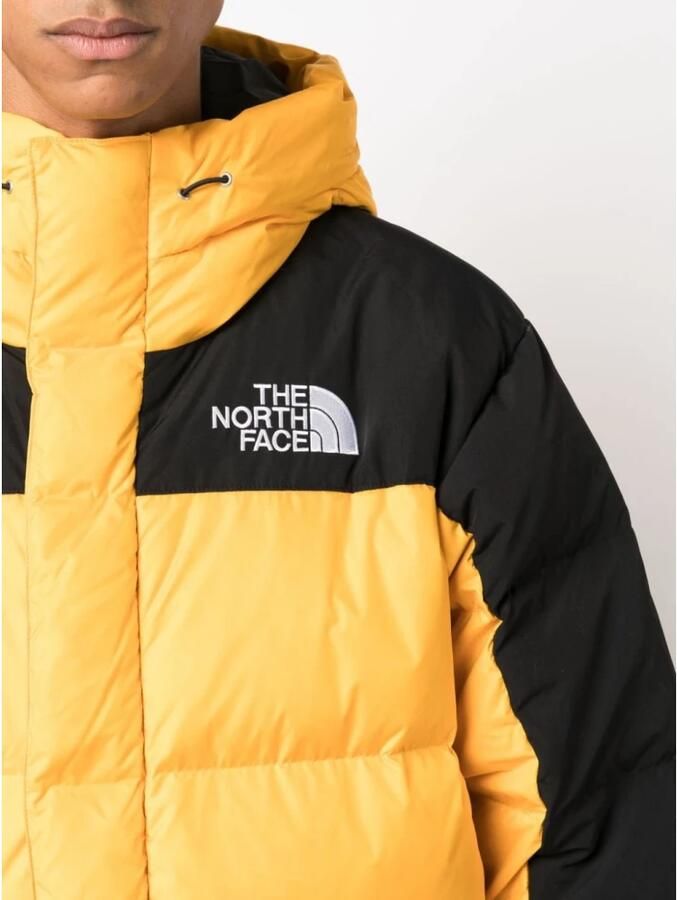 The North Face Stijlvolle en warme heren donsjas in Summit Gold Black Yellow Heren