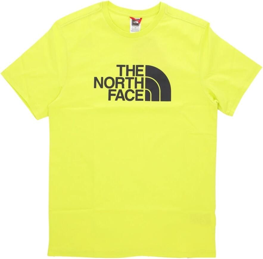 The North Face Gele LED Heren Tee Korte Mouw Yellow Heren