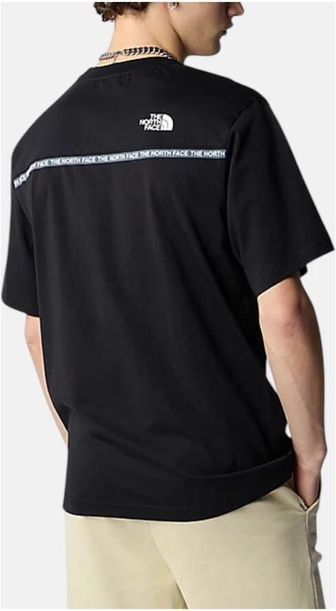 The North Face Geribbelde ronde hals T-shirt met logo Black Heren - Foto 2