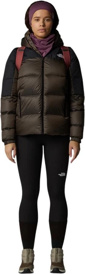 The North Face Gewatteerde jas met capuchon en gerecyclede isolatie Brown Dames - Foto 6