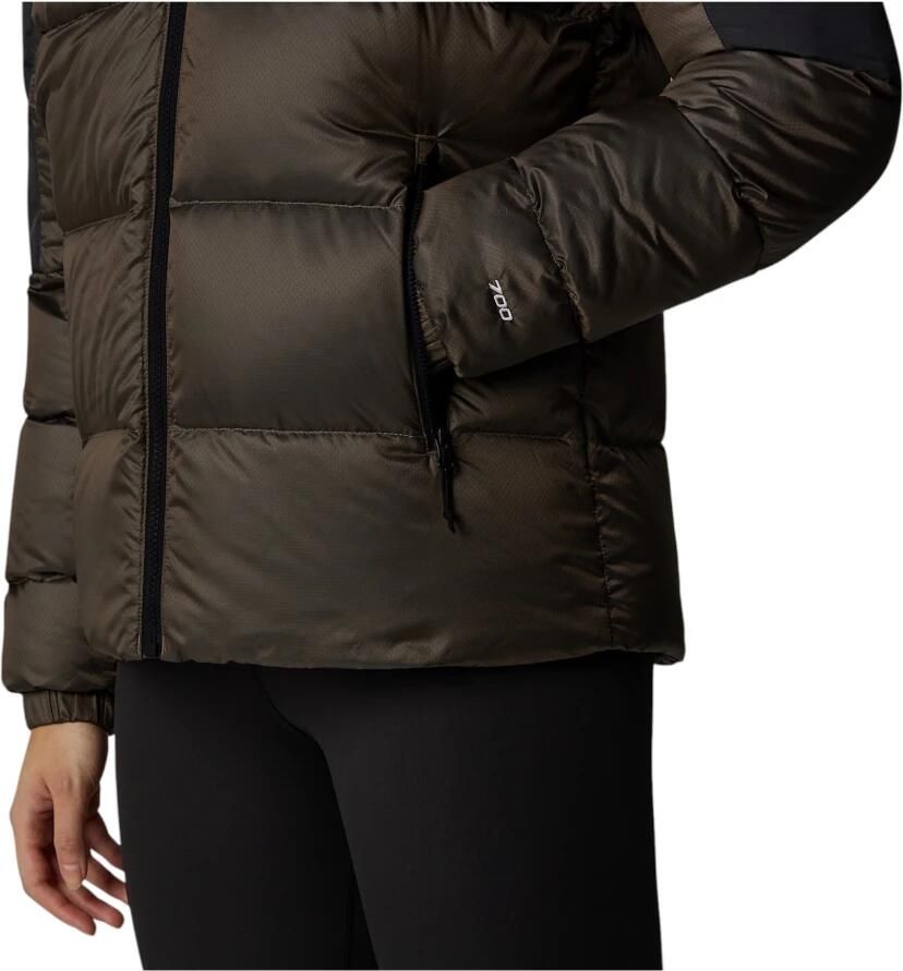 The North Face Gewatteerde jas met capuchon en gerecyclede isolatie Brown Dames