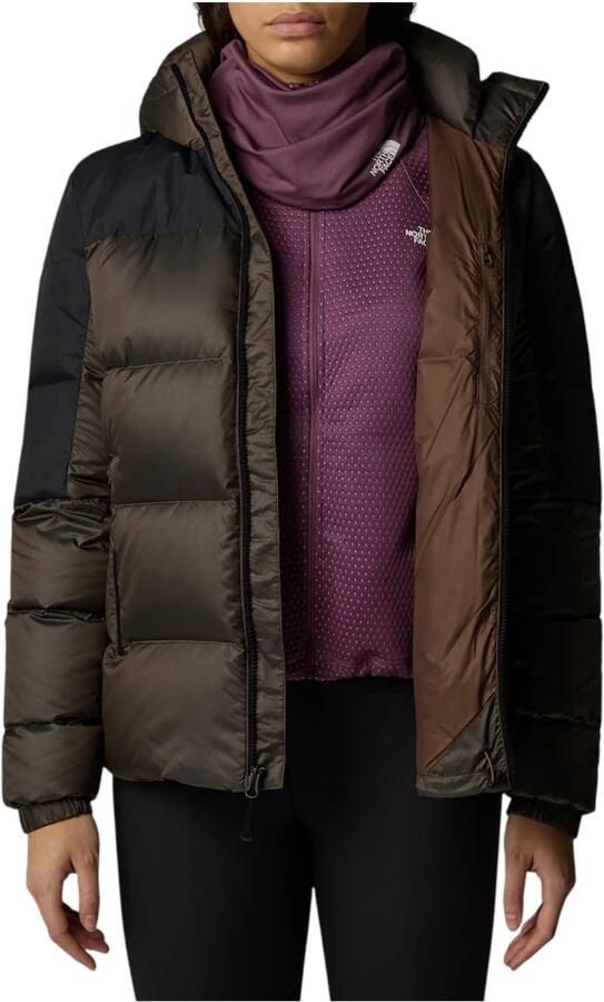 The North Face Gewatteerde jas met capuchon en gerecyclede isolatie Brown Dames - Foto 4