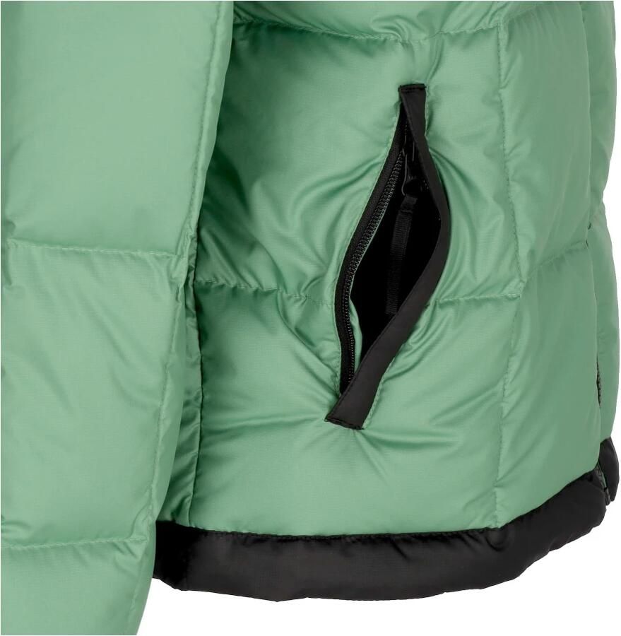 The North Face Lhotse Jas Technische Fabricage Hoge Kraag Logo Print Green Heren