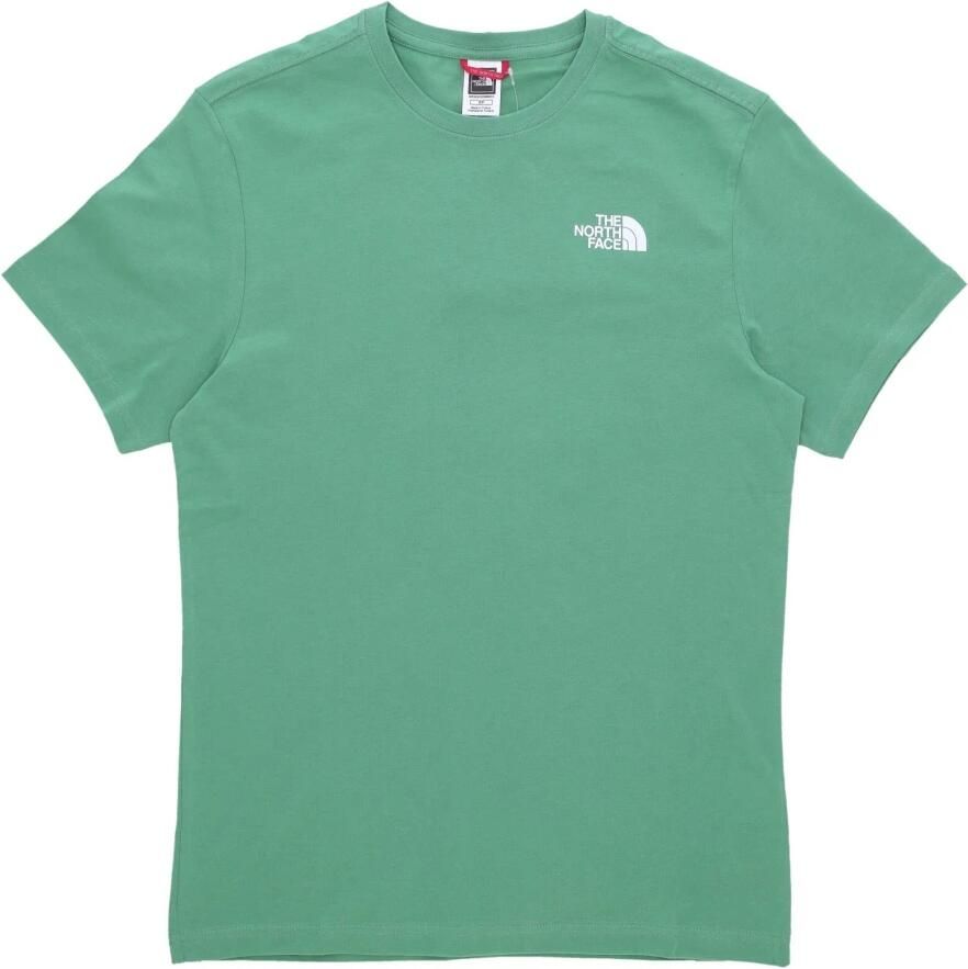 The North Face Grasgroene Heren T-shirt Korte Mouw Green Heren