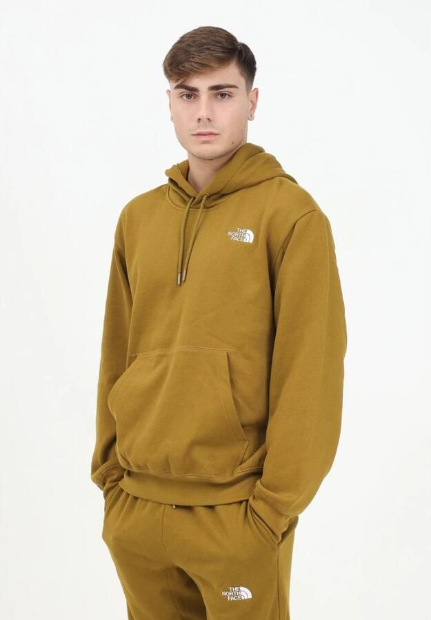 The North Face Hoodie met labelstitching model 'ESSENTIAL'