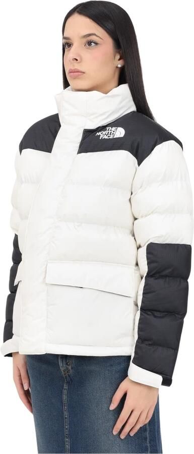 The North Face Gewatteerde tweekleurige jas met capuchon White Dames - Foto 2