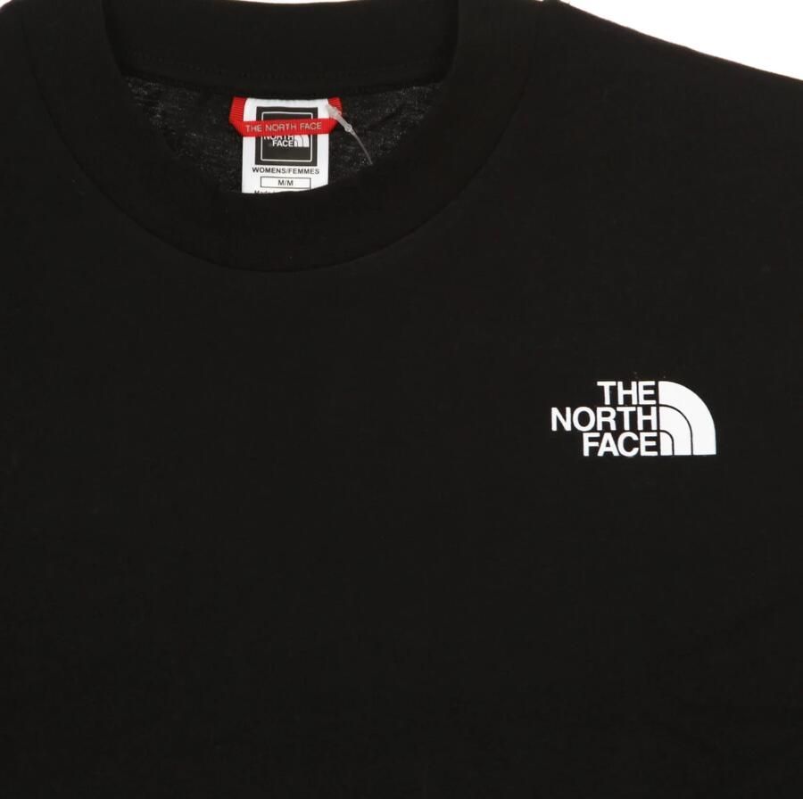 The North Face Kort shirt met lange mouwen en logoprint