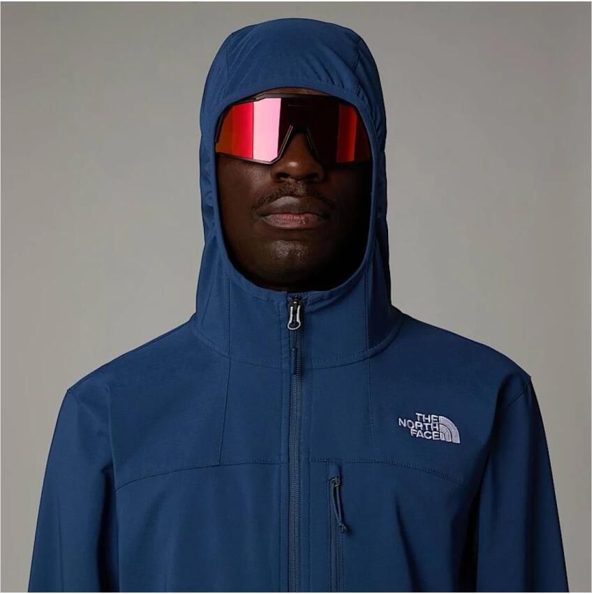 The North Face Nimble Windjack Met Capuchon Blue Heren
