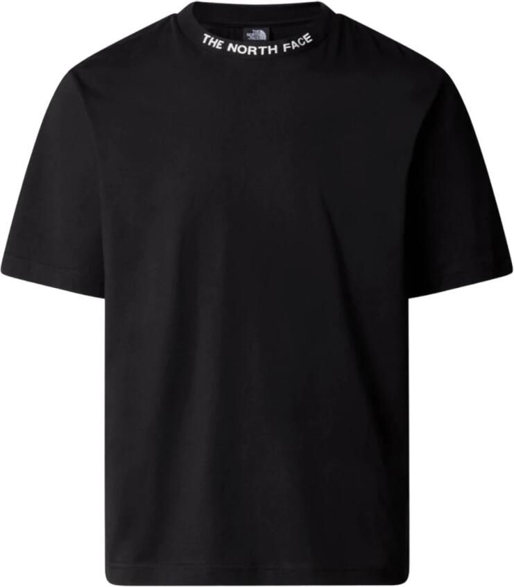 The North Face Geribbelde ronde hals T-shirt met logo Black Heren - Foto 4