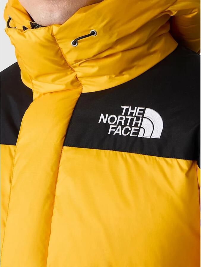 The North Face Stijlvolle en warme heren donsjas in Summit Gold Black Yellow Heren