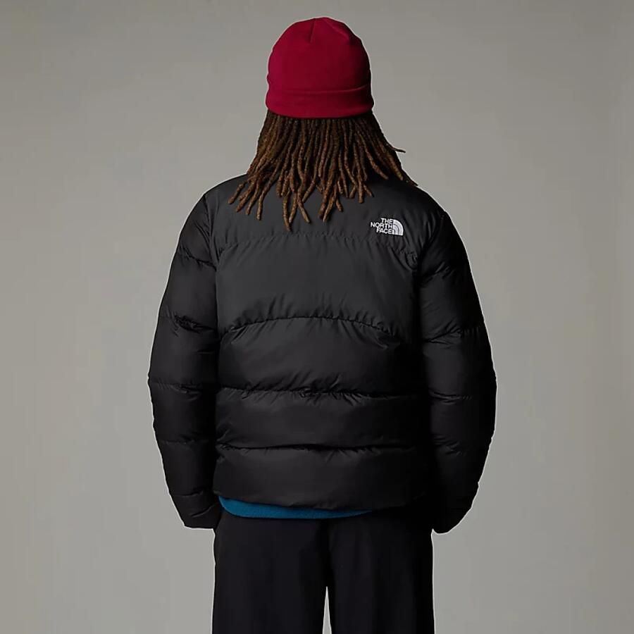 The North Face Zwarte Gewatteerde Puffer Jas met Hoge Kraag Black Dames - Foto 3