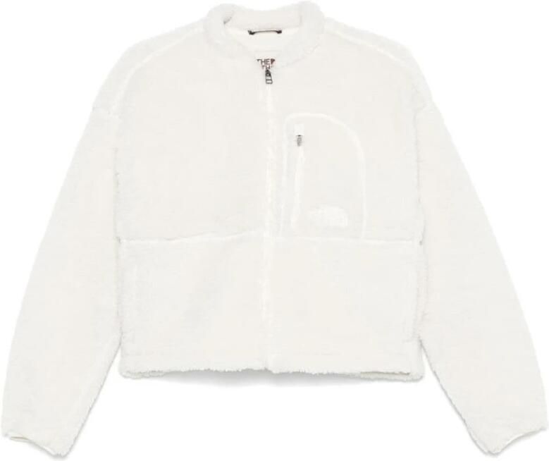 The North Face Witte Fleece Rits Jas White - Foto 5