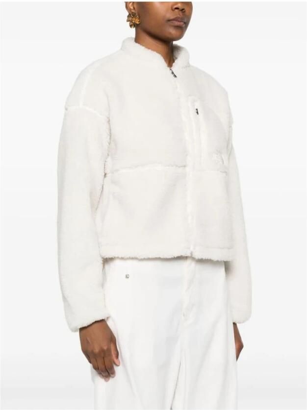 The North Face Witte Fleece Rits Jas White - Foto 2