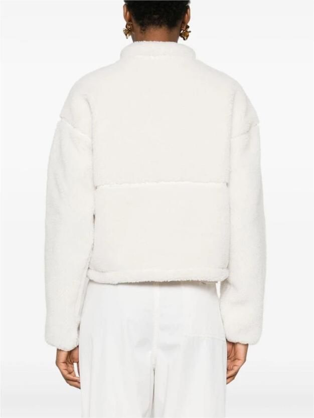 The North Face Witte Fleece Rits Jas White - Foto 4