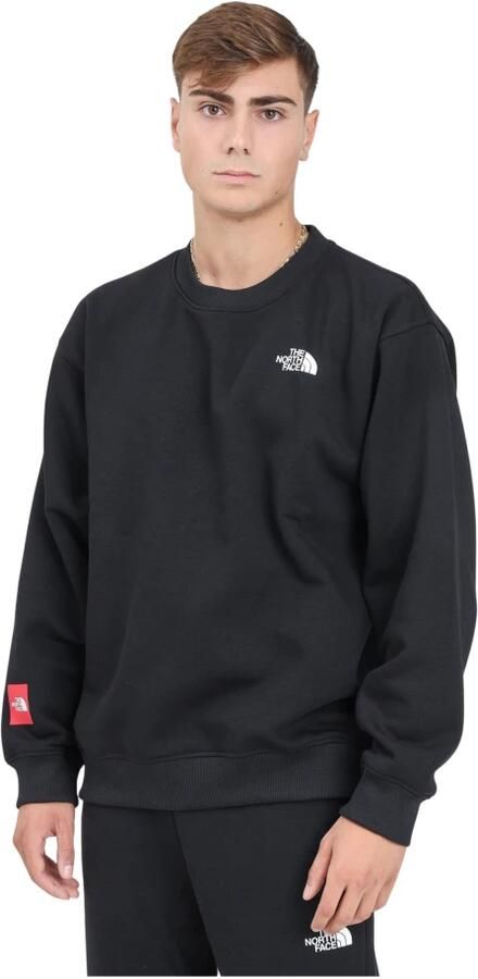 The North Face Zwarte Crewneck Sweater Axys Herfst Winter Black Heren - Foto 3
