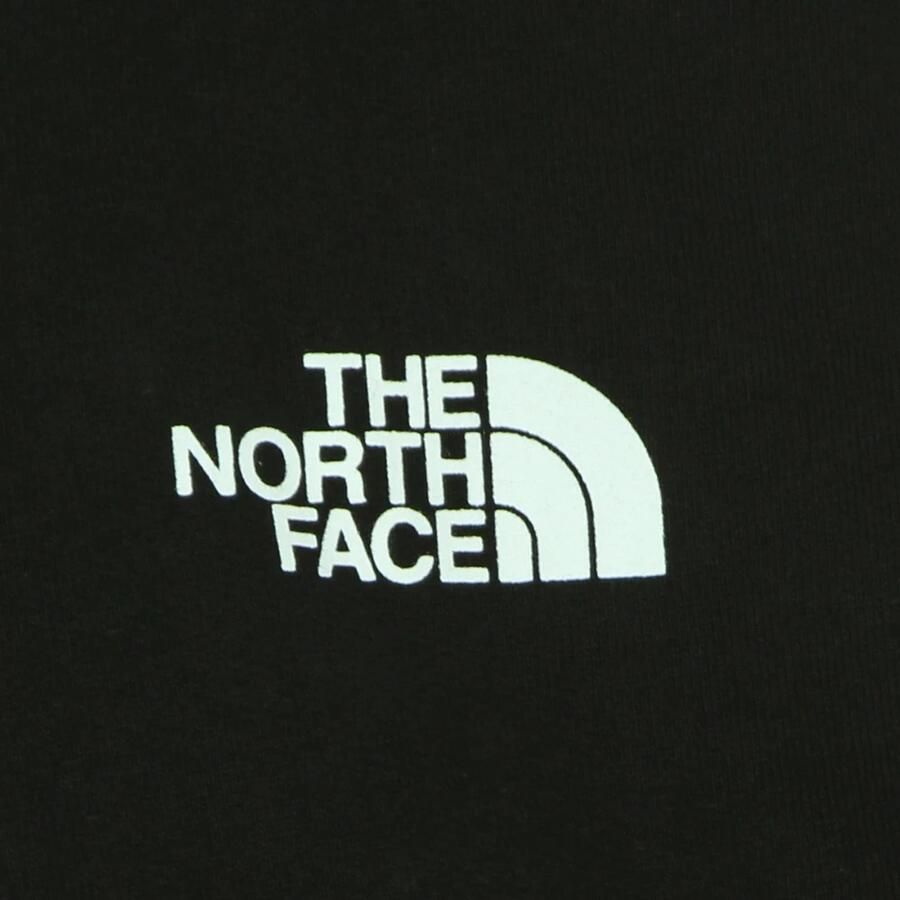 The North Face Logo print bijgesneden sweatshirt met capuchon Zwart Dames