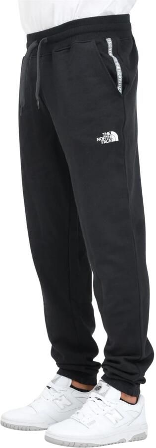 The North Face Zwarte Fleece Sweatpants voor Mannen Black Heren
