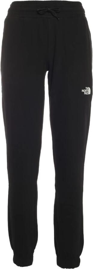 The North Face Zwarte katoenen sweatpants met elastische tailleband Black Dames