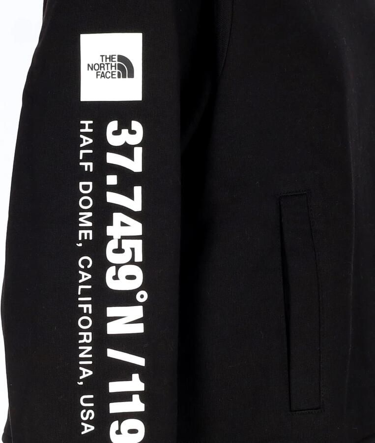 The North Face Zwarte Lichtgewicht Hoodie Crop Hoodie Black Dames