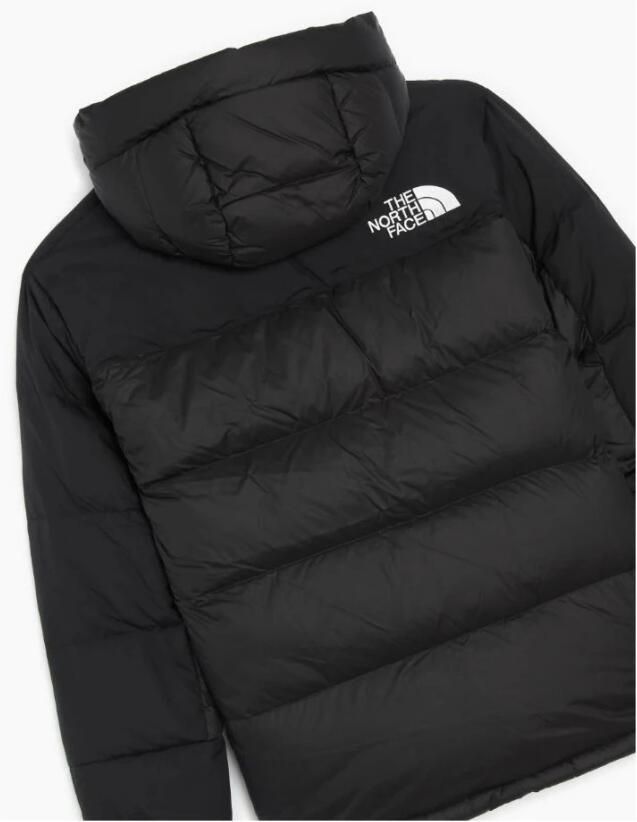 The North Face Logo Geborduurde Gewatteerde Parka Jas Black Dames - Foto 4