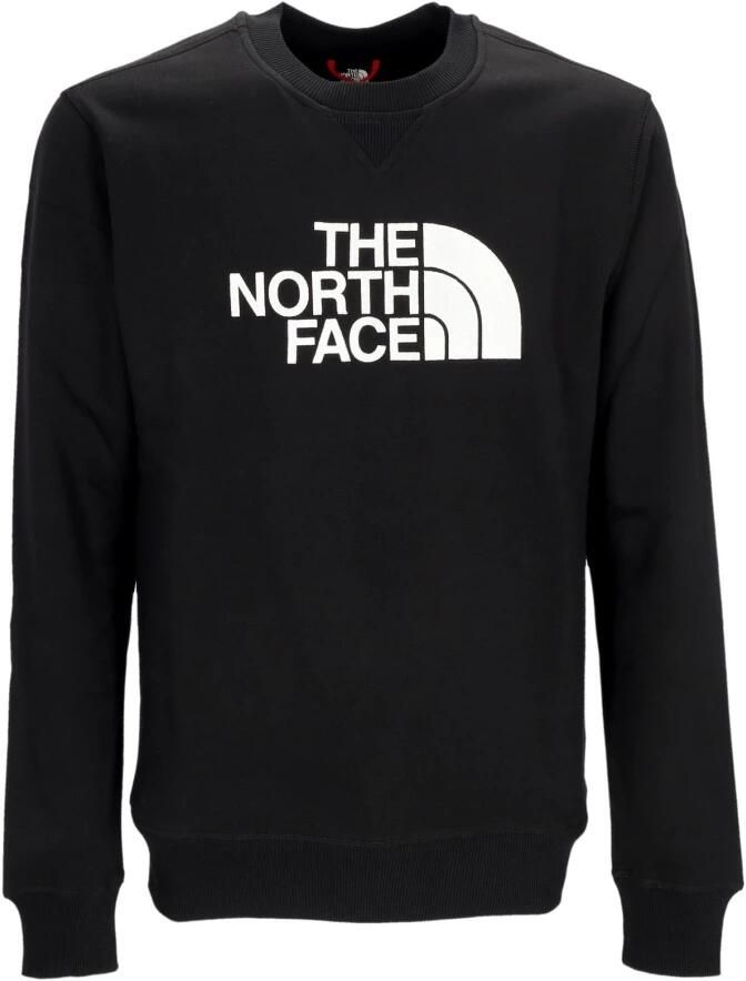 The North Face Zwart Wit Crewneck Sweatshirt Black Heren