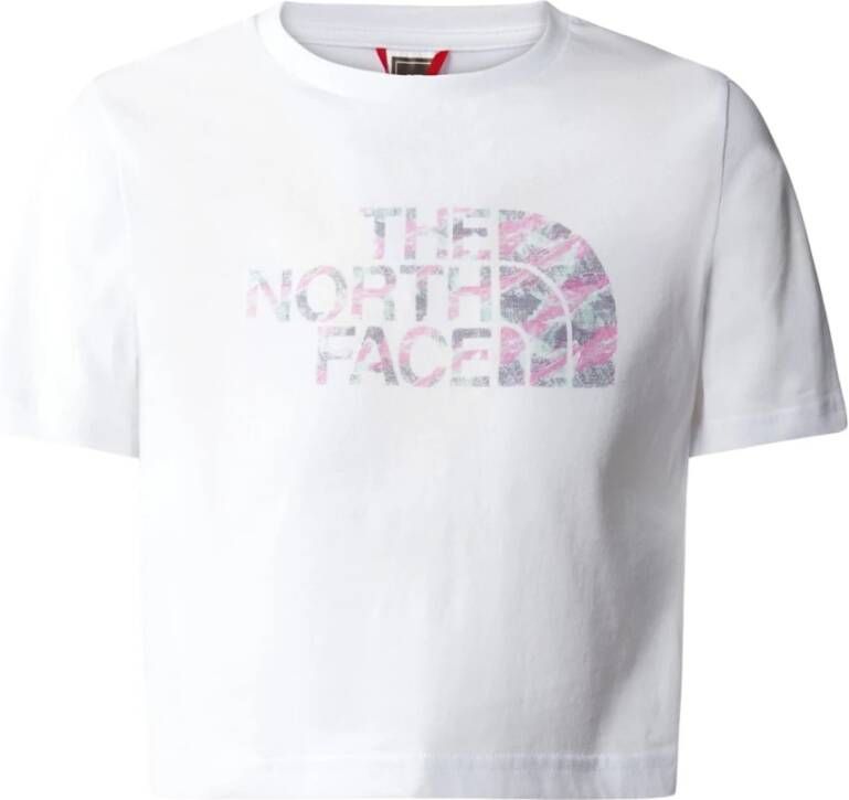 The North Face T-shirt Korte Mouw Girls S Crop Easy Tee