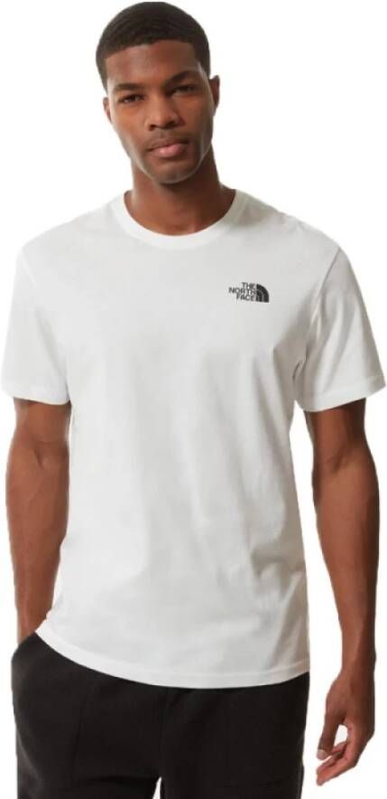 The North Face White Men T -Shirt Network Box Tee Wit Heren