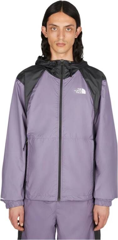 The North Face Wind Jacket Purple Heren