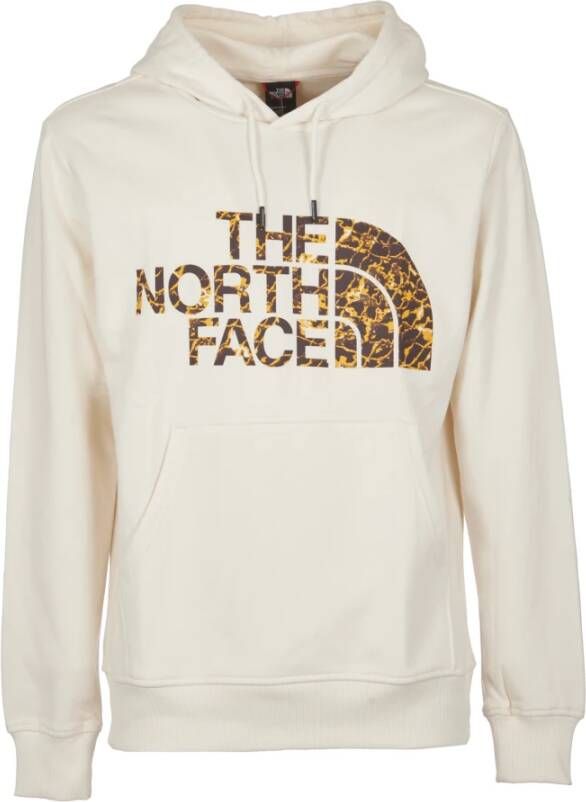 The North Face Witte Sweaters met Capuchonprint White Heren