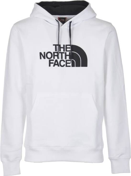 The North Face Witte Sweaters met Geborduurd Logo White Heren