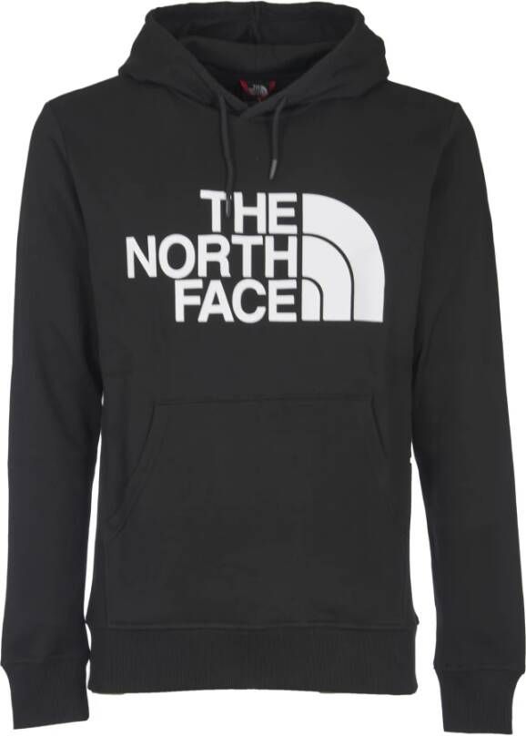 The North Face Zwarte Sweaters met Capuchonprint Zwart Heren