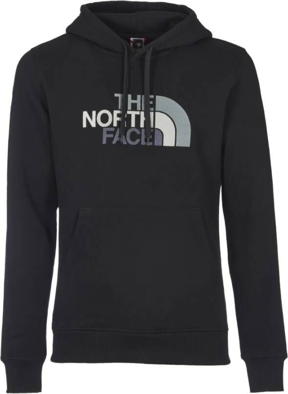 The North Face Zwarte Sweaters met Geborduurd Logo Zwart Heren
