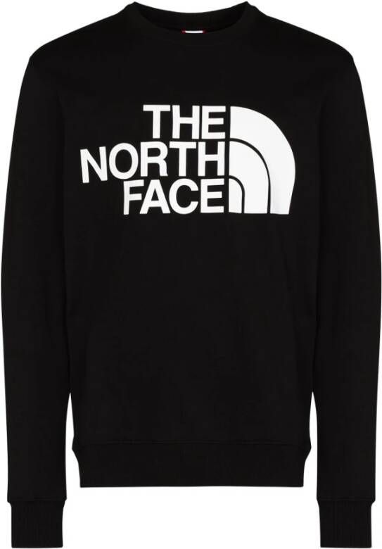 The North Face Sweatshirt met labelprint en ronde hals