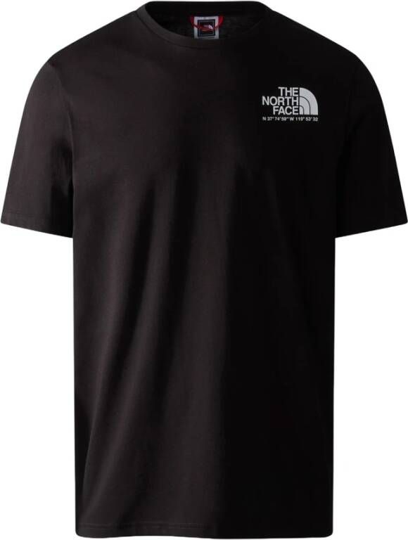The North Face Zwarte T-shirts en Polos Zacht Katoen Regular Fit Zwart Heren