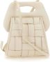 THEMOIRè Vegan Geweven Linnen Clutch Tas White Dames - Thumbnail 1