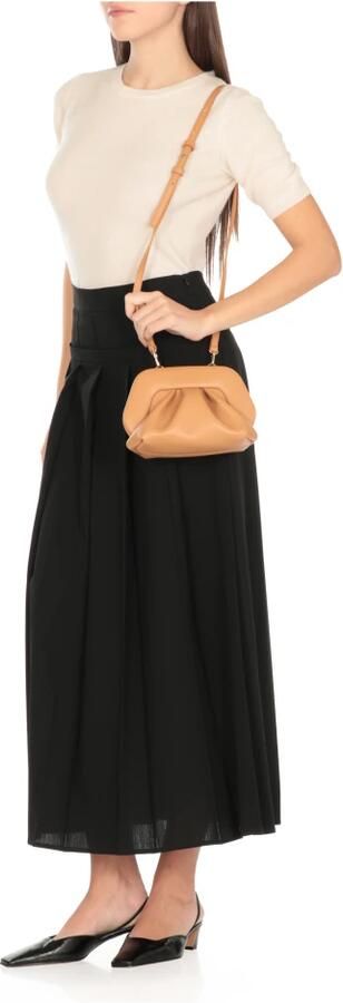 Themoirè Clutches Brown Vegan Leather Gea Vegan Clutch Bag in bruin - Foto 4