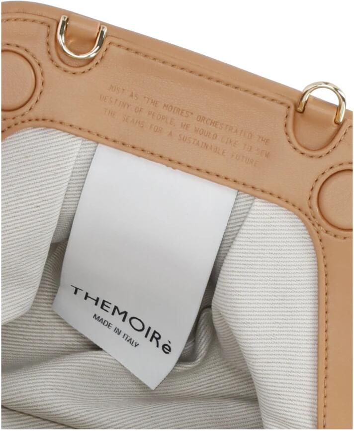 Themoirè Clutches Brown Vegan Leather Gea Vegan Clutch Bag in bruin - Foto 3