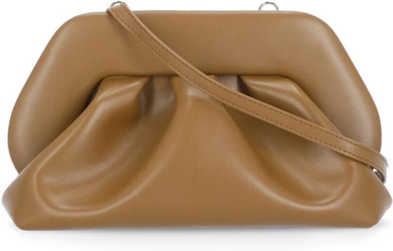 THEMOIRè Bruine vegan leren schoudertas Brown Dames