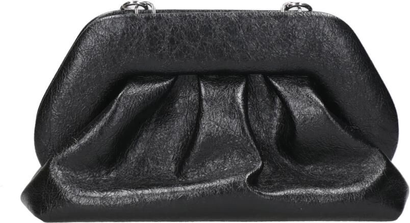 THEMOIRè Vegan Clutch Tas met Verborgen Magneetsluiting Black Dames