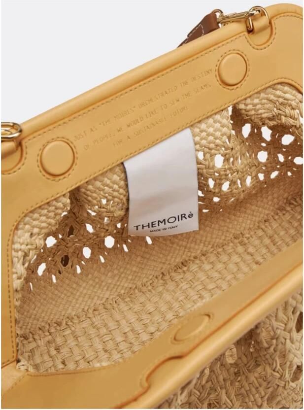 THEMOIRè Natuurlijke Stro Clutch Tas Beige Dames - Foto 5