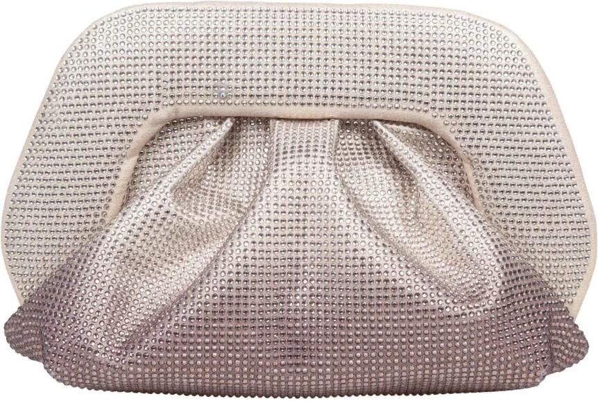 Themoirè Clutches Pink Synth Leather Pochette in roze - Foto 4