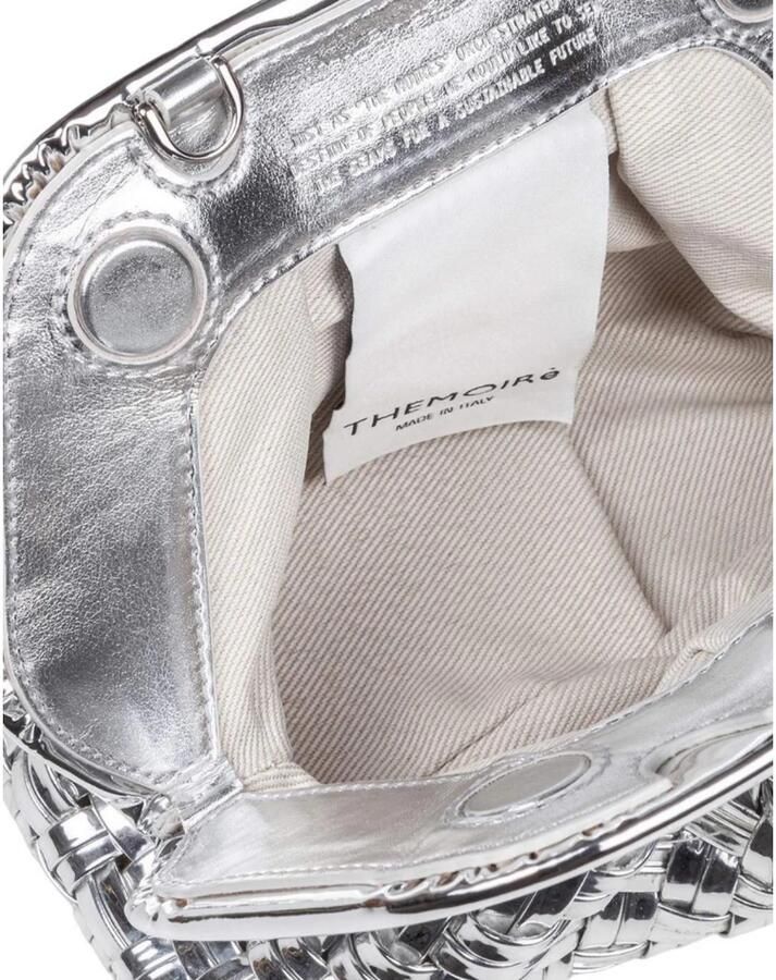 Themoirè Hobo bags Silver Synth Leather Gea Micro Pochette in zilver