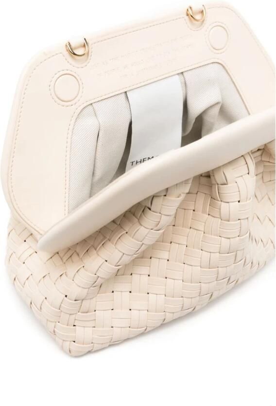 Themoirè Hobo bags Natural "Tia" Synth Leather Micro Shoulder Bag in beige - Foto 6