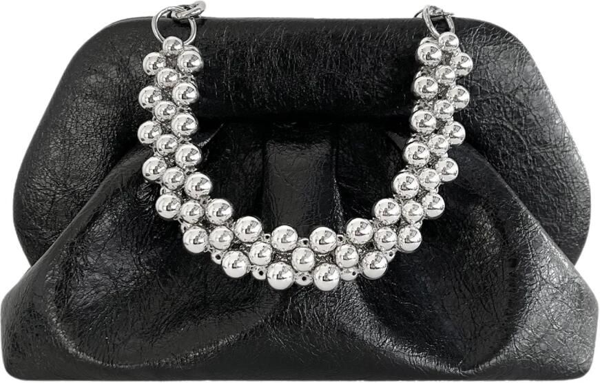 THEMOIRè Vegan Clutch Tas met Verborgen Magneetsluiting Black Dames - Foto 3